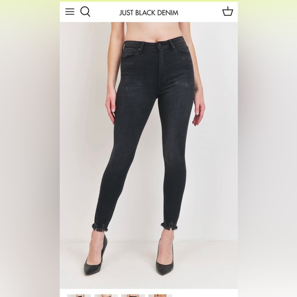 Just Black Denim - JUST BLACK DENIM Distressed Jeans